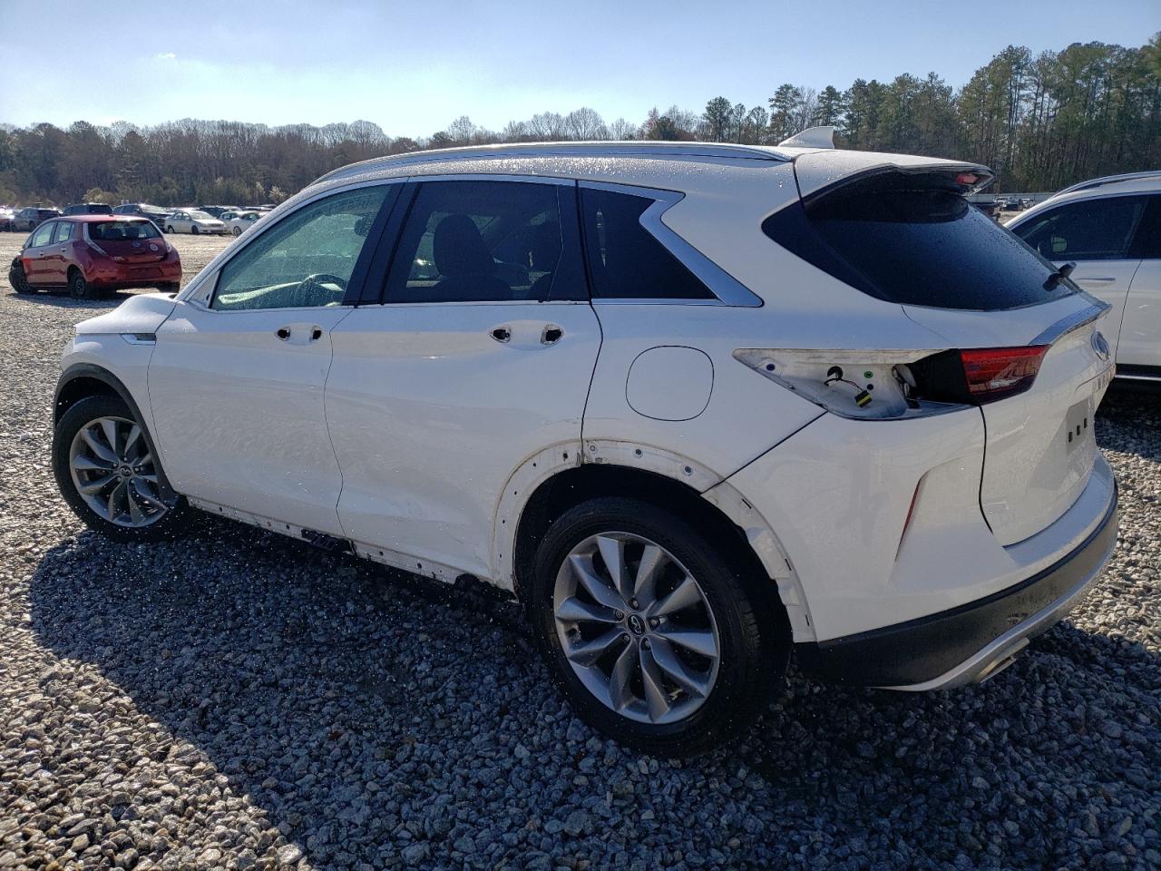 2019 Infiniti QX50 VIN 3PCAJ5M16KF128507 Copart auction photo, front end / undercarriage damage thumbnail 2