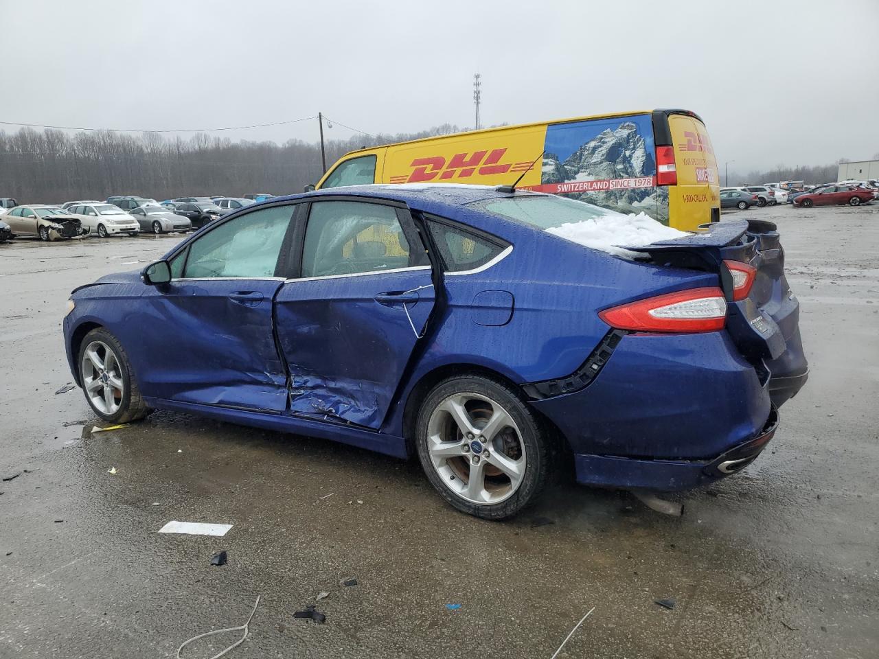 2014 Ford Fusion VIN 3FA6P0H90ER266737 Copart auction photo, all over damage thumbnail 2
