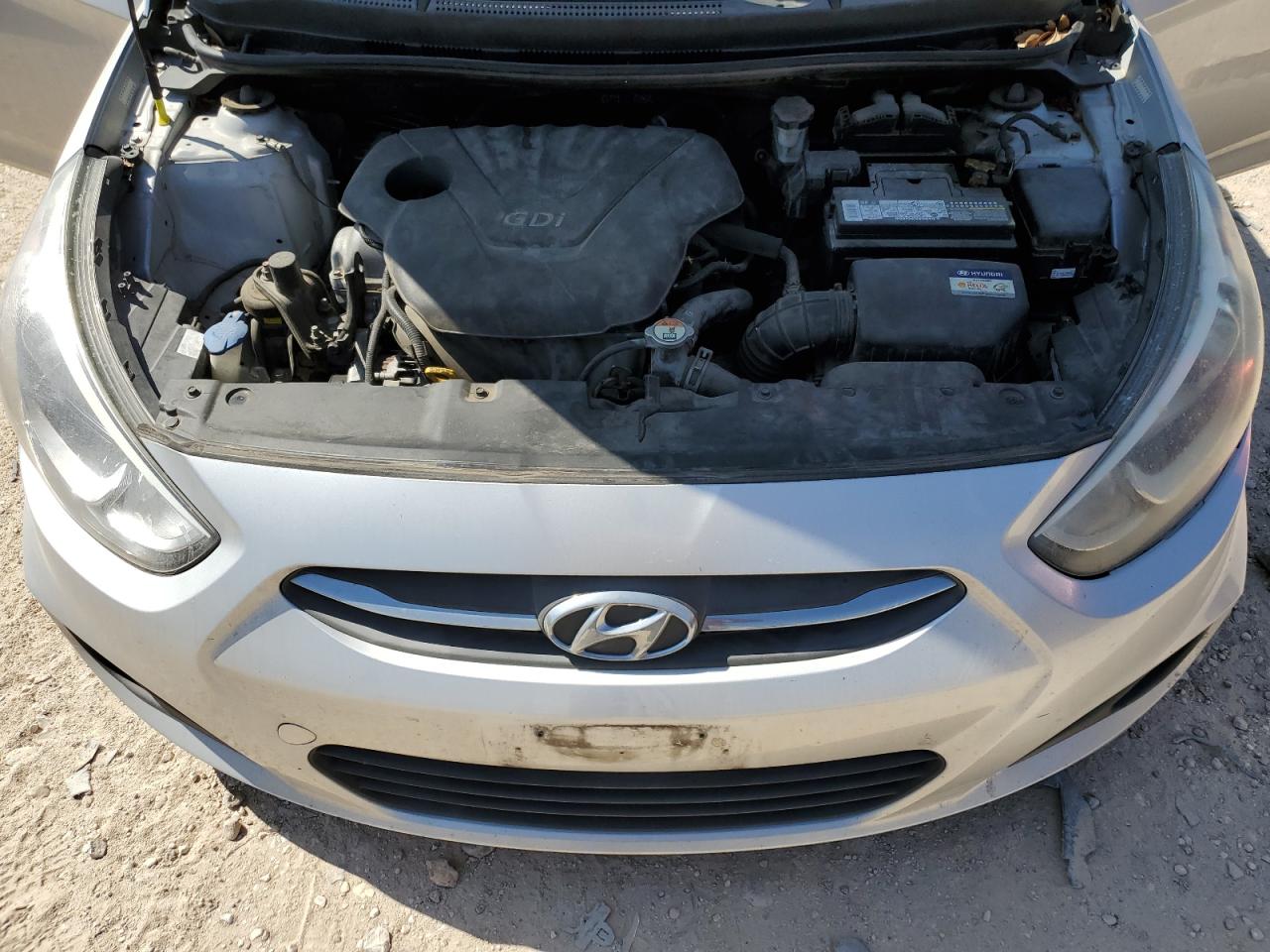 2017 Hyundai Accent VIN KMHCT4AE4HU170786 Copart auction photo, side / rear end damage thumbnail 11