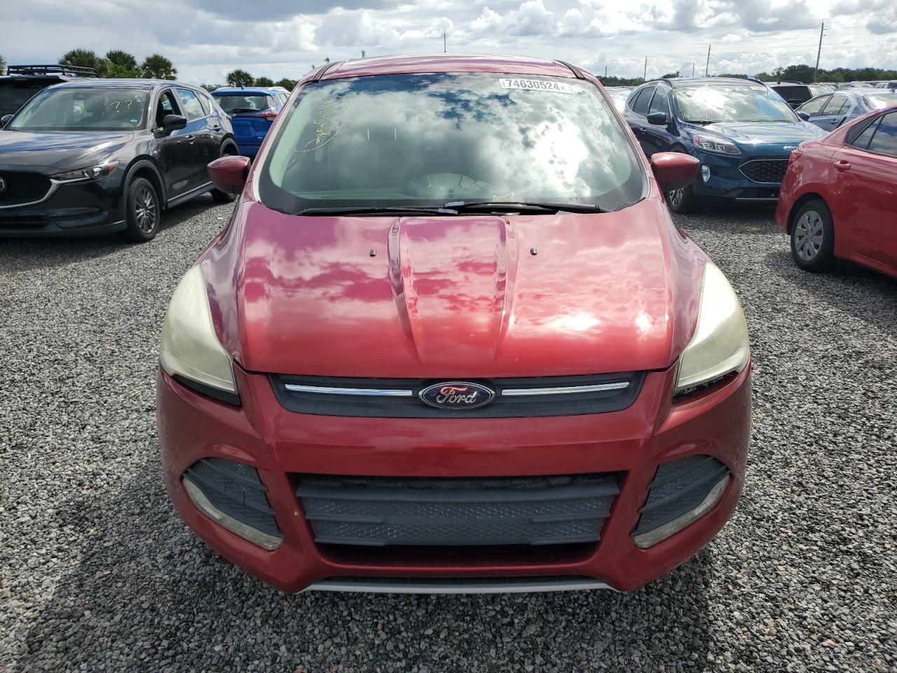2014 Ford Escape VIN 1FMCU0GX5EUE21017 Copart auction photo, water/flood damage thumbnail 5
