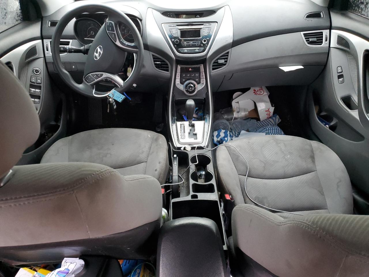 2013 Hyundai Elantra VIN 5NPDH4AE7DH333347 Copart auction photo, vandalism / rear end damage thumbnail 8