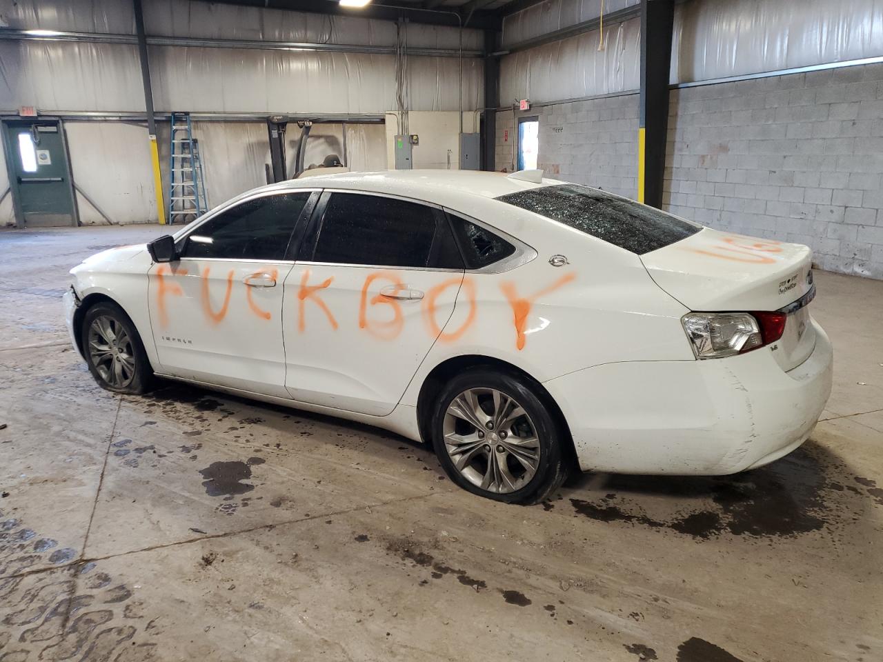 2015 Chevrolet Impala VIN 2G1125S36F9128401 Copart auction photo, vandalism damage thumbnail 2