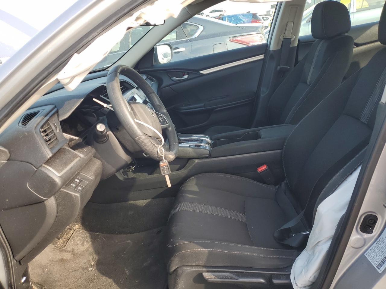 2020 Honda Civic VIN 2HGFC2F65LH597964 Copart auction photo, front end / side damage thumbnail 7