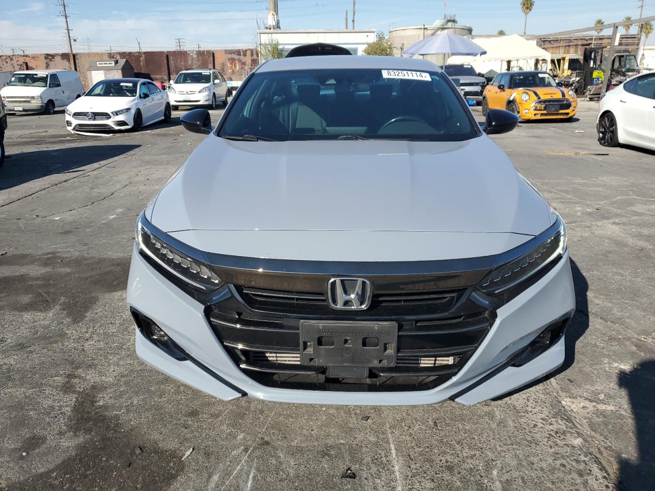 2021 Honda Accord VIN 1HGCV1F35MA070178 Copart auction photo, rear end damage thumbnail 5