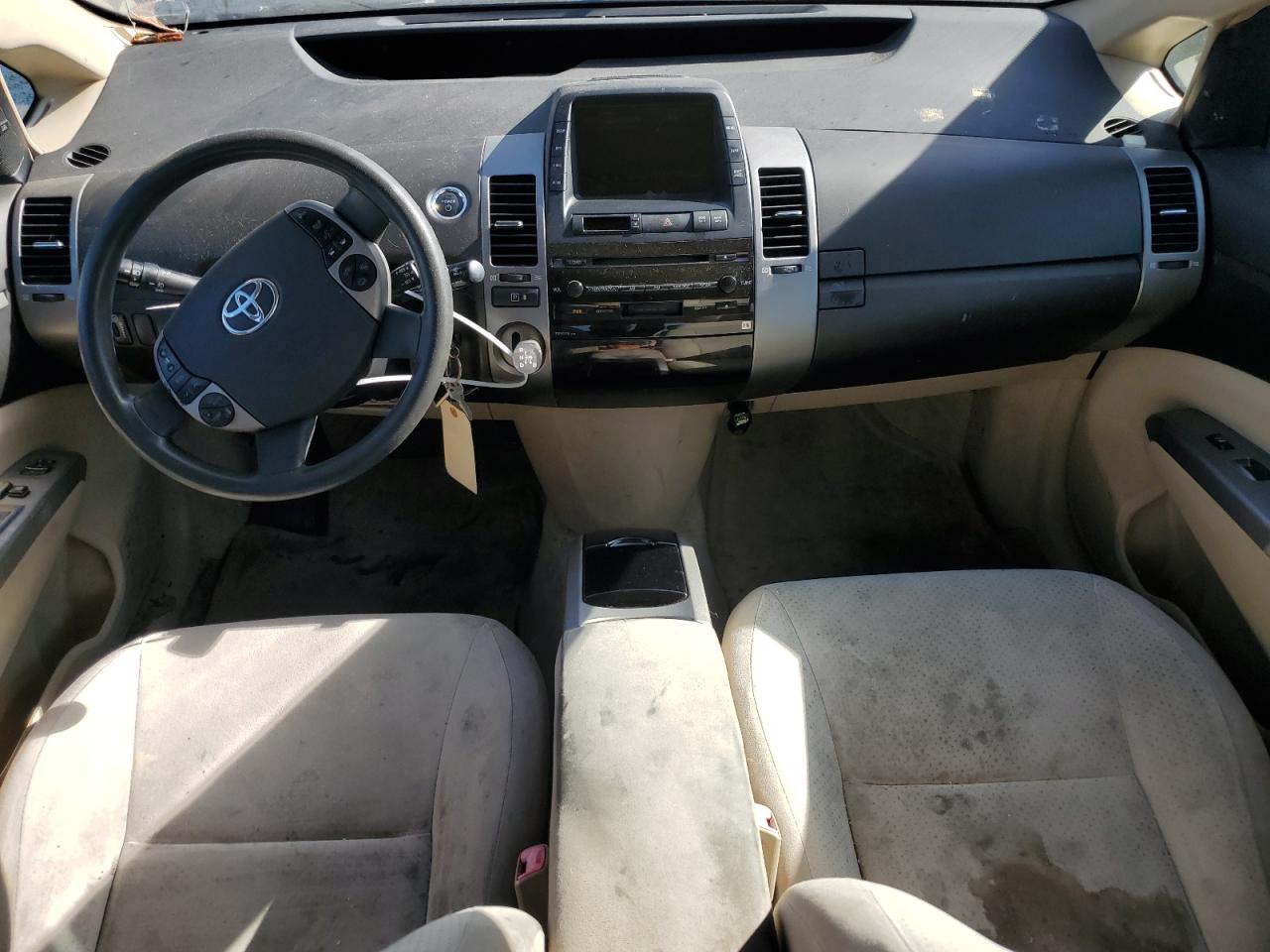 2005 Toyota Prius VIN JTDKB20U753003713 Copart auction photo, vandalism / undercarriage damage thumbnail 8