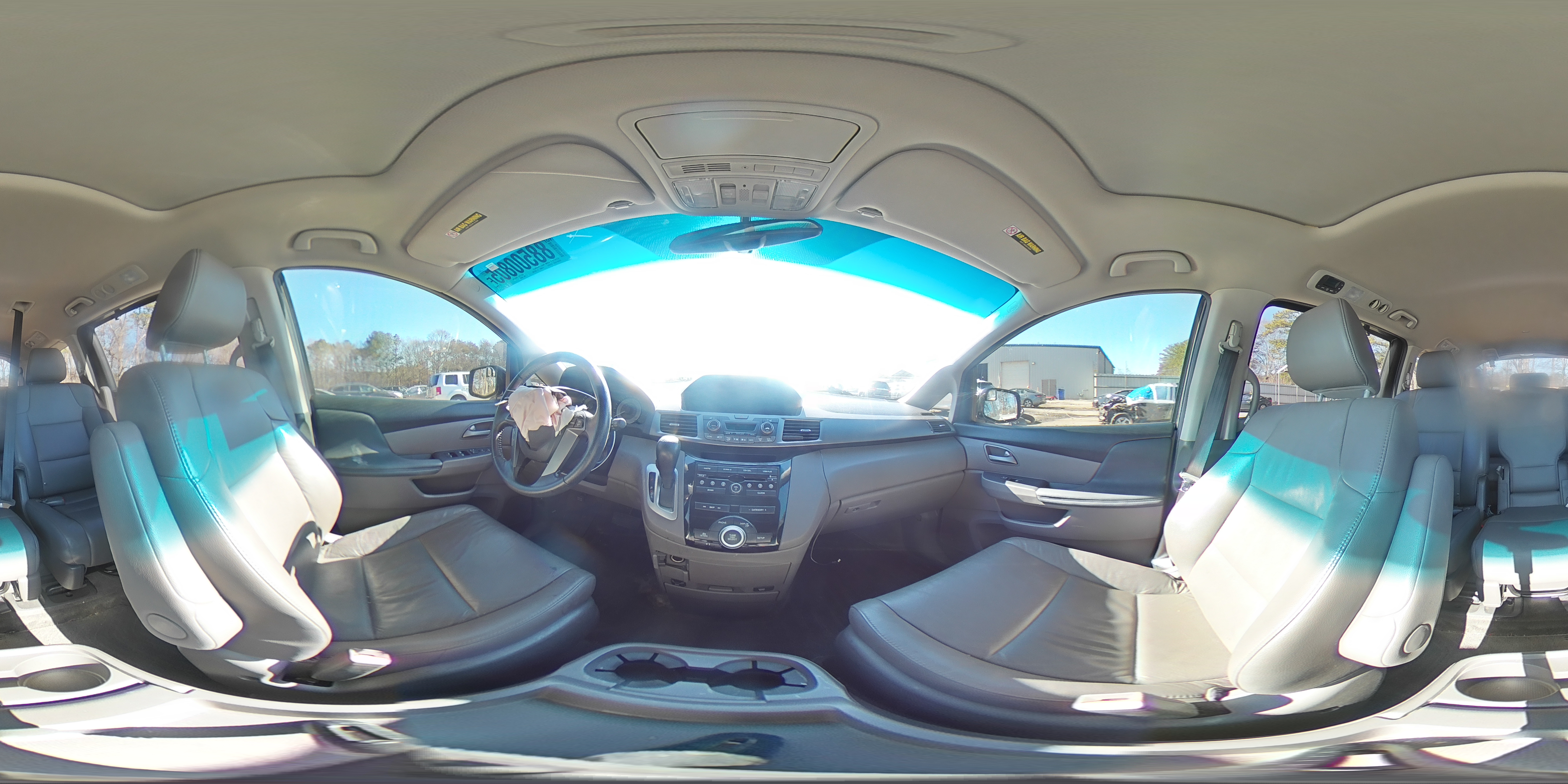 2012 Honda Odyssey VIN 5FNRL5H60CB133450 Copart auction photo, front end damage thumbnail 16