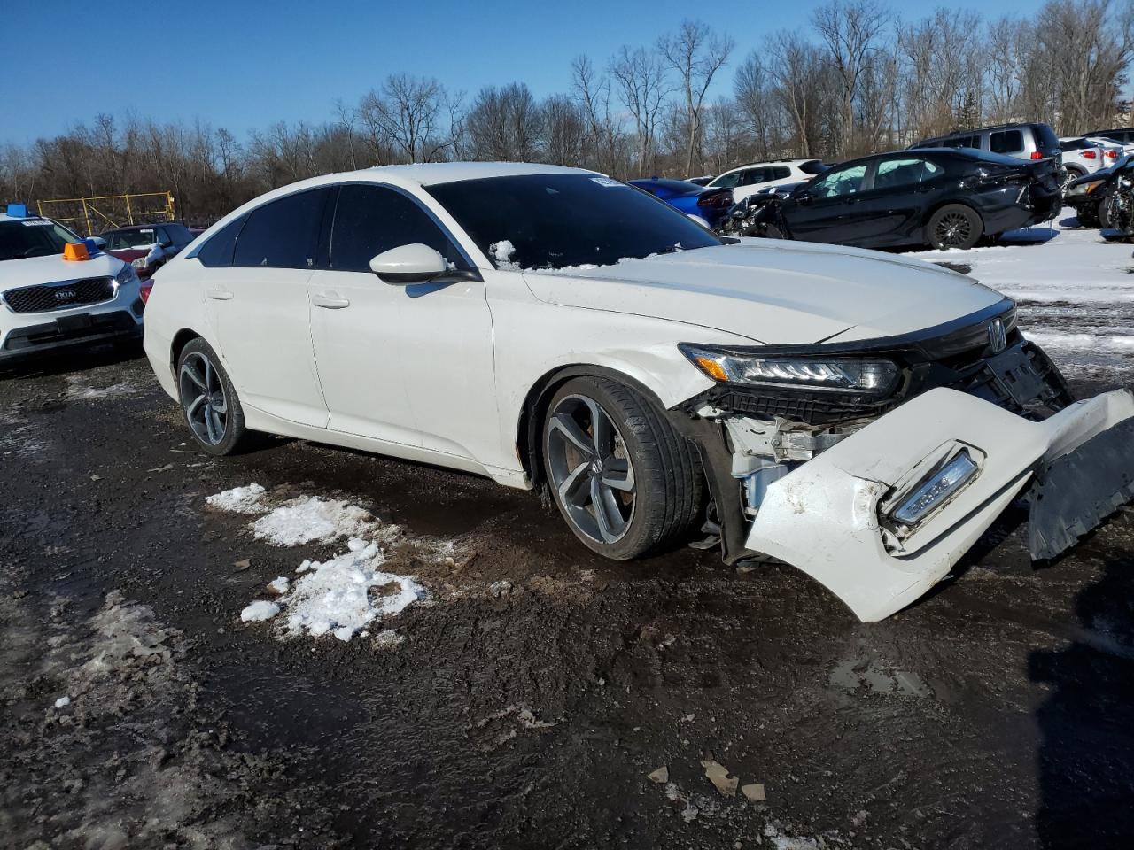 2020 Honda Accord VIN 1HGCV1F34LA157231 Copart auction photo, front end damage thumbnail 4