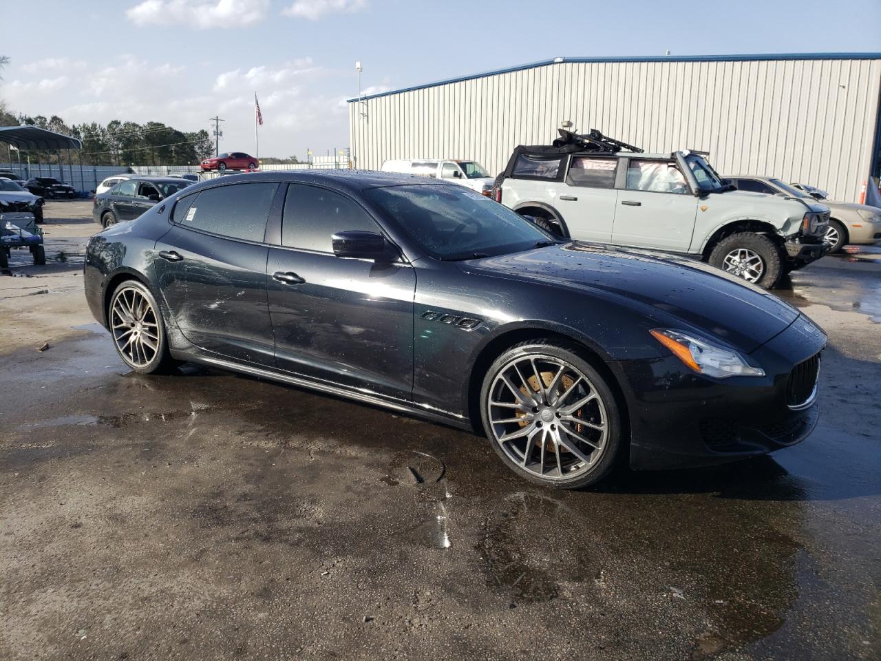 2014 Maserati Quattroporte VIN ZAM56PPA1E1081857 Copart auction photo, side damage thumbnail 4
