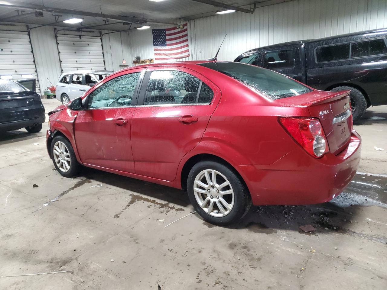 2013 Chevrolet Sonic VIN 1G1JC5SH3D4170310 Copart auction photo, front end damage thumbnail 2
