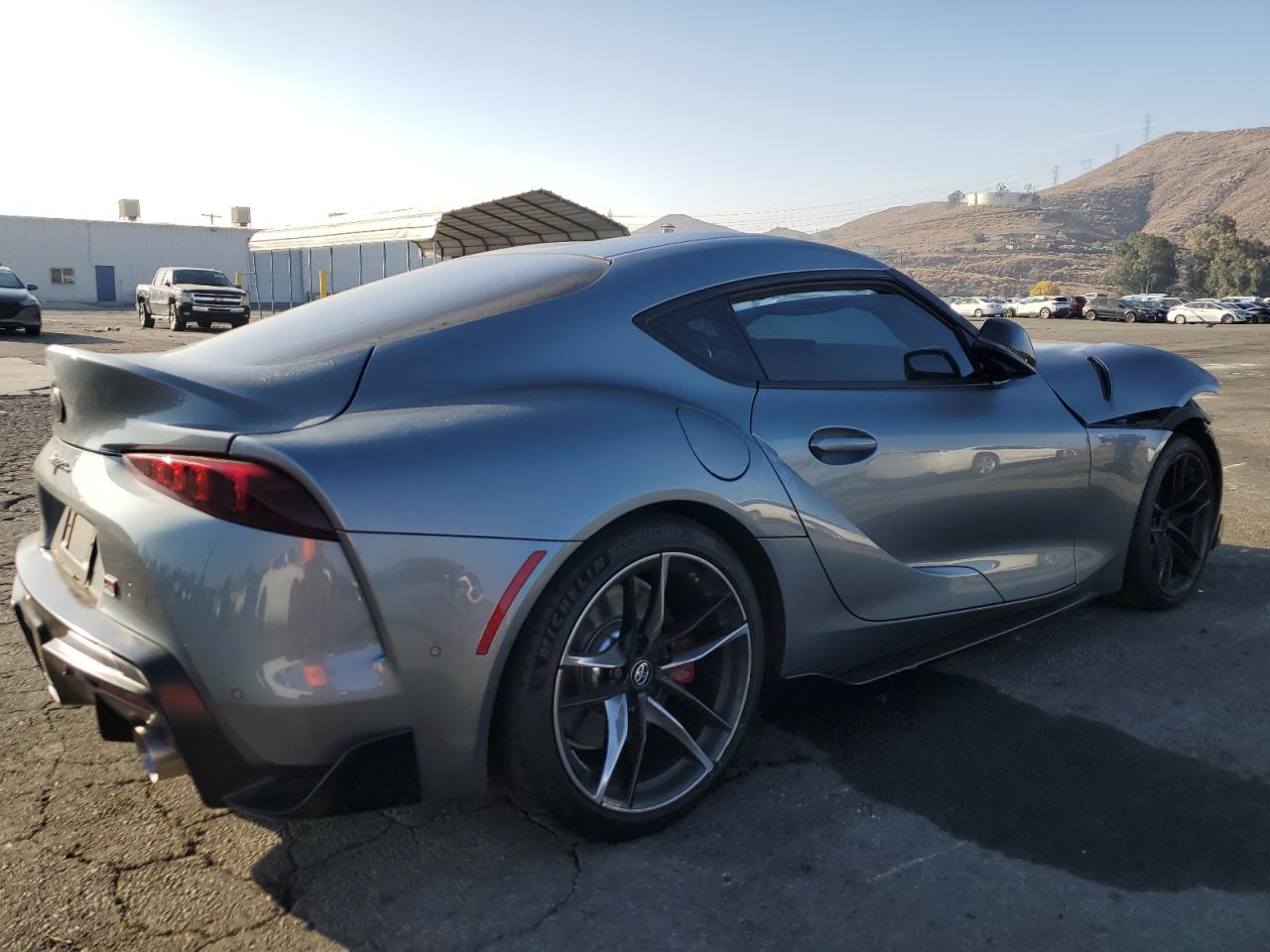2021 Toyota Supra VIN WZ1DB0C04MW038391 Copart auction photo, front end damage thumbnail 3