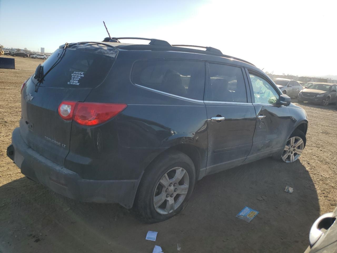 2010 Chevrolet Traverse VIN 1GNLRGED8AS105423 Copart auction photo, rollover damage thumbnail 3