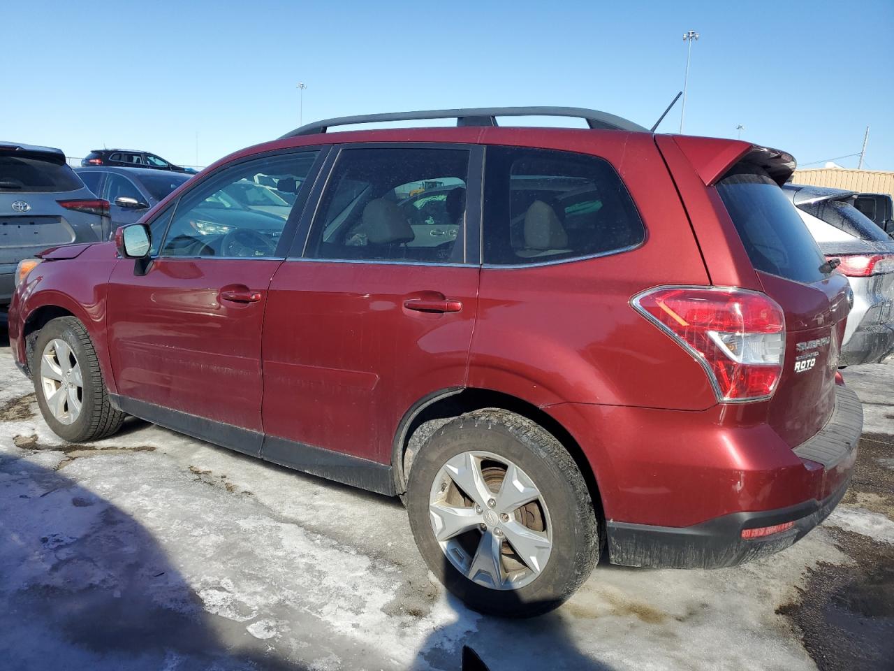 2015 Subaru Forester VIN JF2SJAHC4FH450837 Copart auction photo, front end damage thumbnail 2