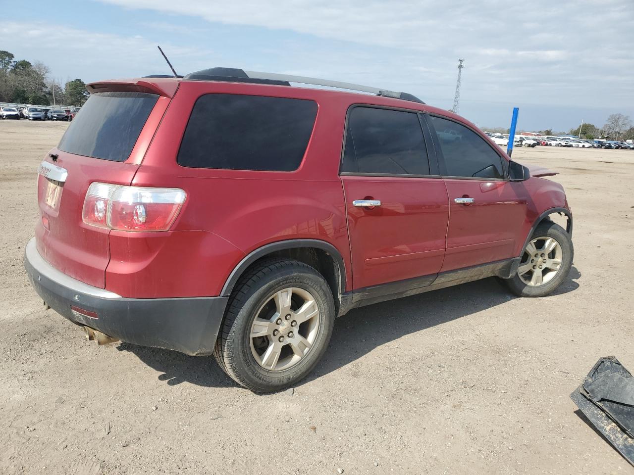 2012 GMC Acadia VIN 1GKKRPED8CJ167275 Copart auction photo, front end / side damage thumbnail 3
