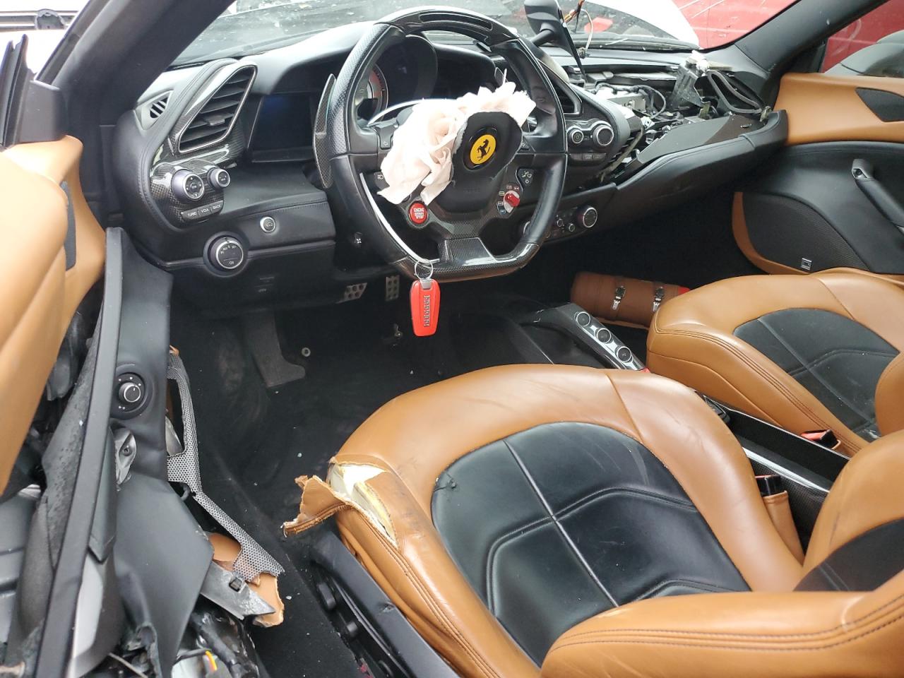 2018 Ferrari 488 VIN ZFF80AMA6J0231516 Copart auction photo, all over damage thumbnail 8
