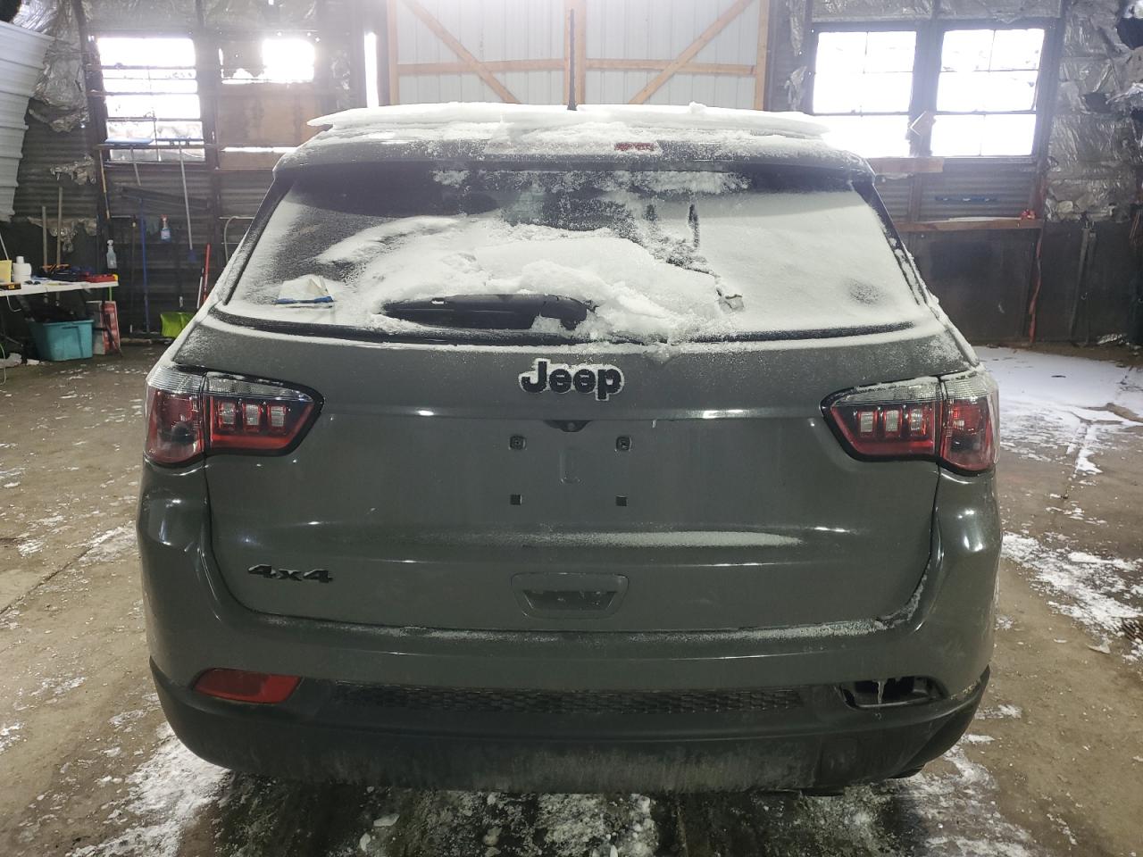2019 Jeep Compass VIN 3C4NJDAB8KT703927 Copart auction photo, front end / side damage thumbnail 6
