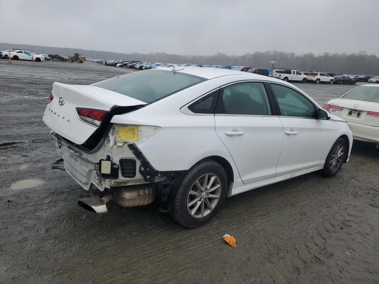 2018 Hyundai Sonata VIN 5NPE24AFXJH727516 Copart auction photo, rear end damage thumbnail 3