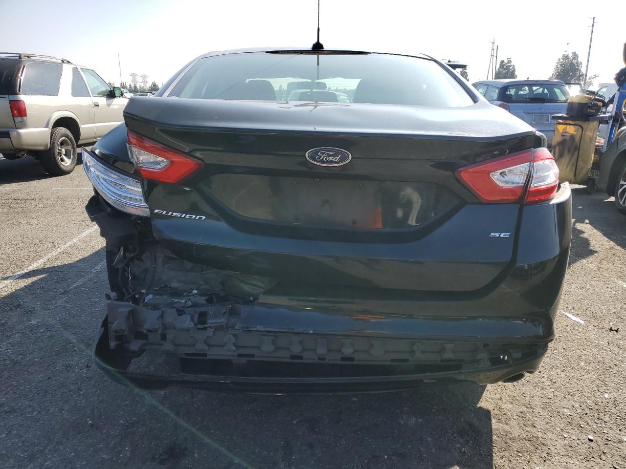 2016 Ford Fusion VIN 3FA6P0H76GR396880 Copart auction photo, rear end damage thumbnail 6