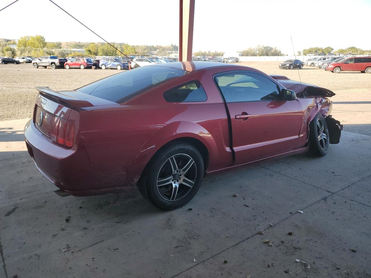 2006 Ford Mustang VIN 1ZVFT82H065265416 Copart auction photo, front end / mechanical damage thumbnail 3