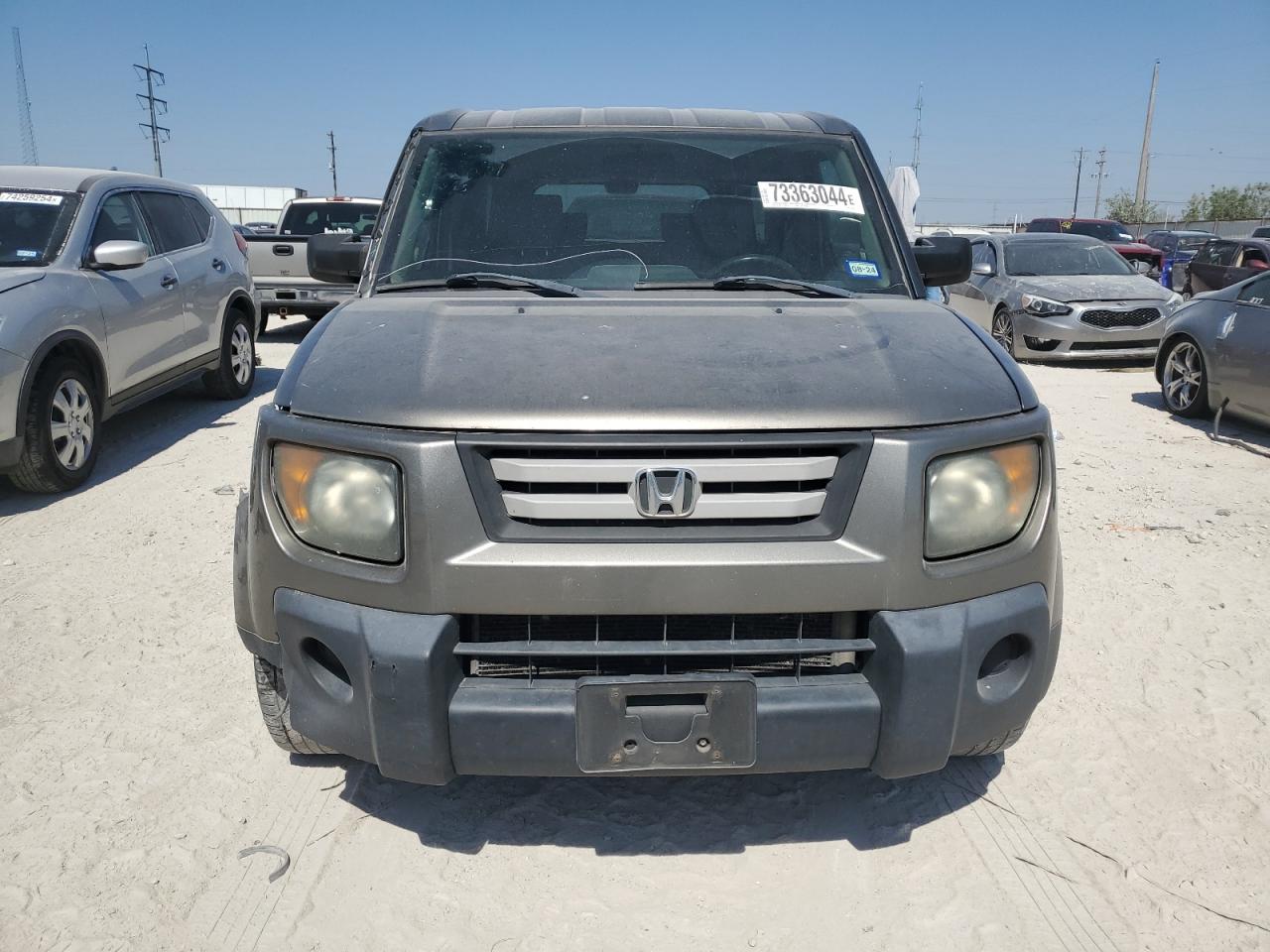 2007 Honda Element VIN 5J6YH18747L010553 Copart auction photo, front end / minor dent/scratches damage thumbnail 5