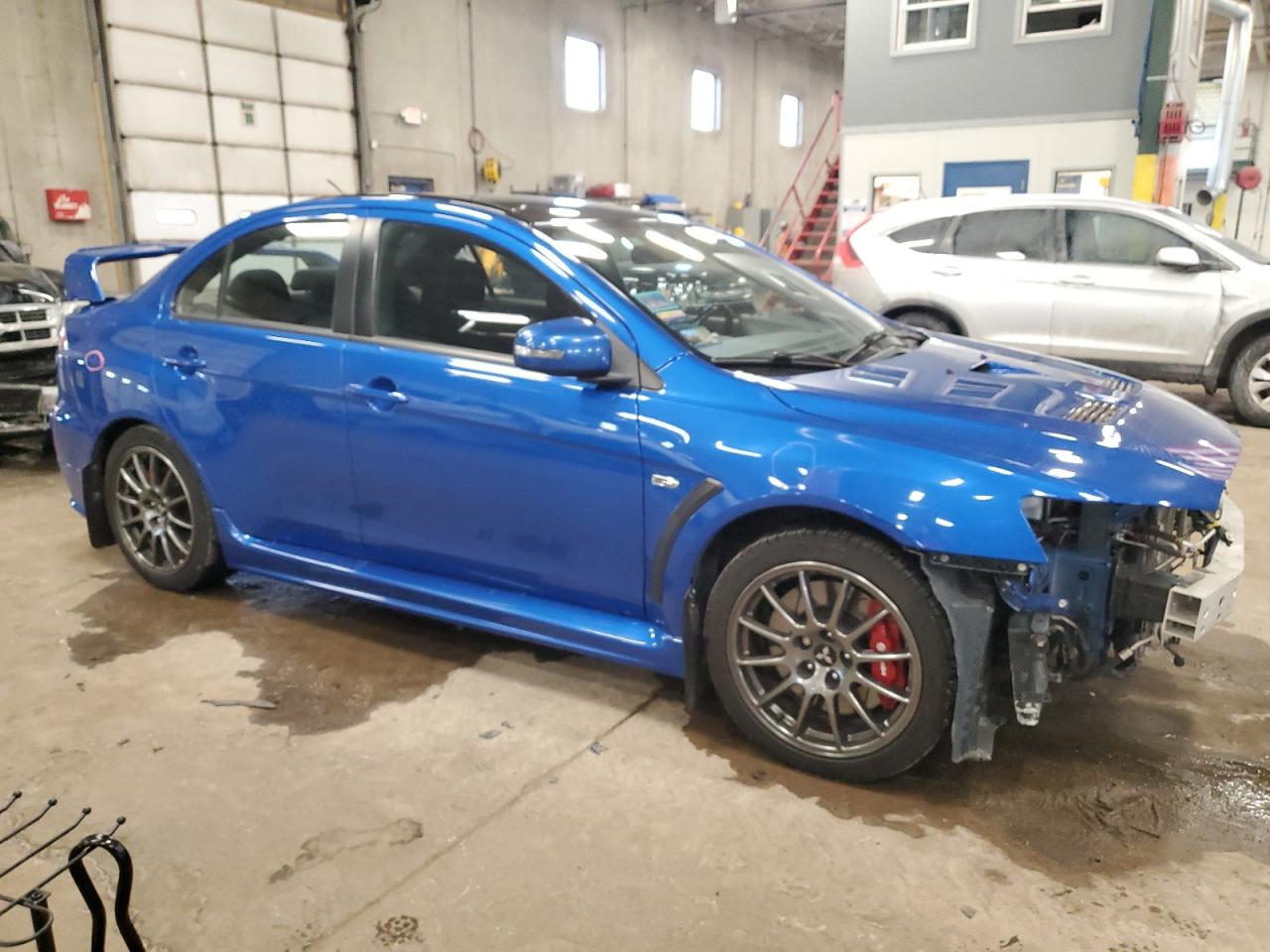 2015 Mitsubishi Lancer Evolution VIN JA32W7FV6FU028162 Copart auction photo, front end damage thumbnail 4