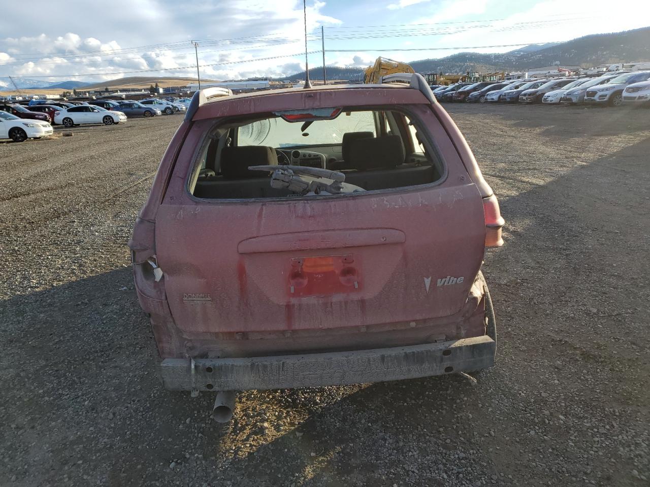 2007 Pontiac Vibe VIN 5Y2SL65887Z428082 Copart auction photo, all over damage thumbnail 6