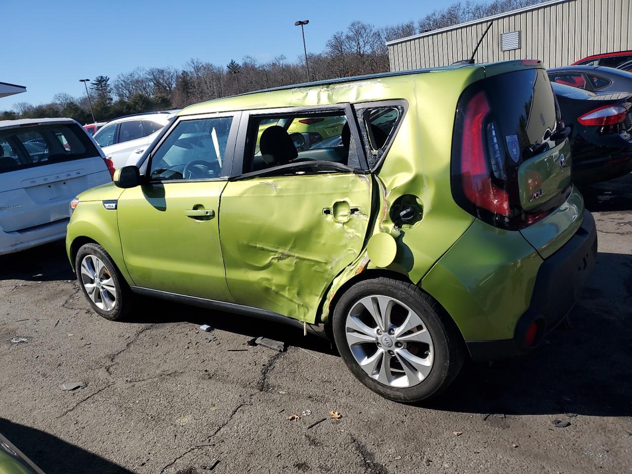 2015 KIA Soul VIN KNDJP3A51F7769635 Copart auction photo, all over damage thumbnail 2