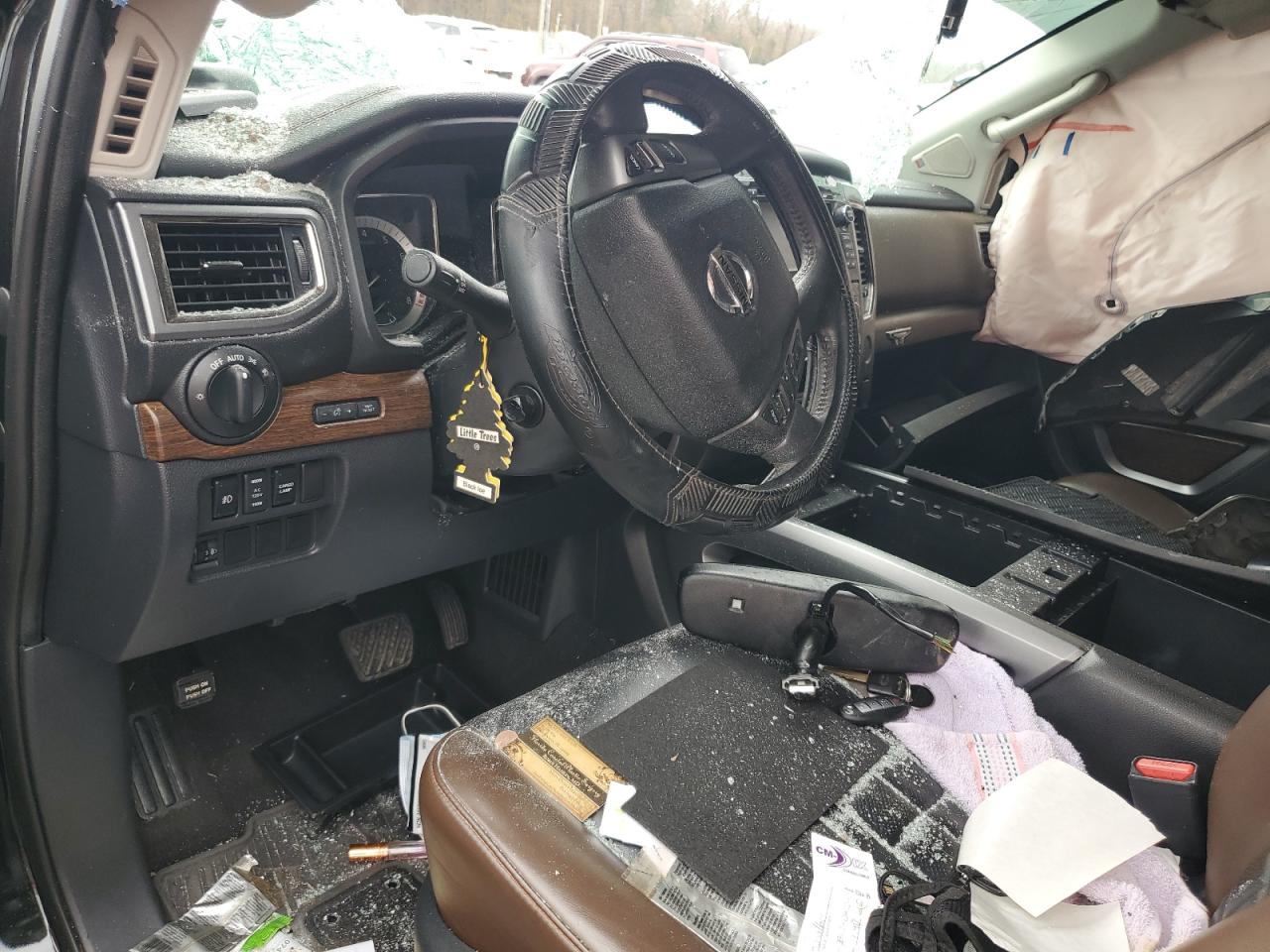 2017 Nissan Titan VIN 1N6AA1E62HN569285 Copart auction photo, front end damage thumbnail 8