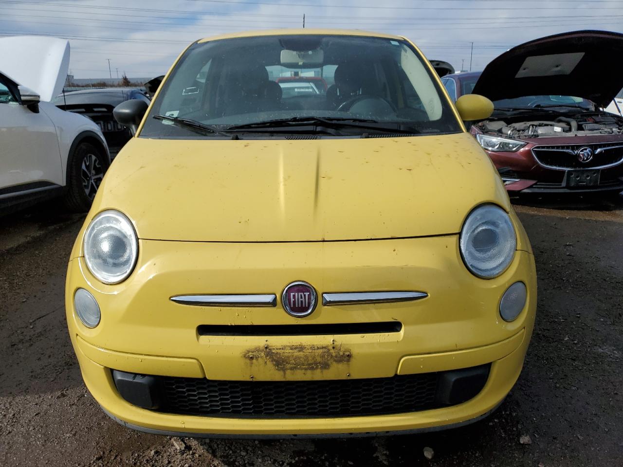 2013 Fiat 500 VIN 3C3CFFAR0DT654926 Copart auction photo, side / minor dent/scratches damage thumbnail 5