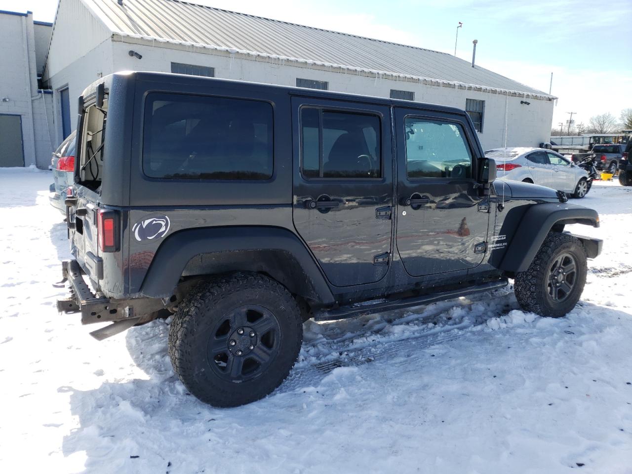 2017 Jeep Wrangler VIN 1C4BJWDG6HL504904 Copart auction photo, rear end damage thumbnail 3