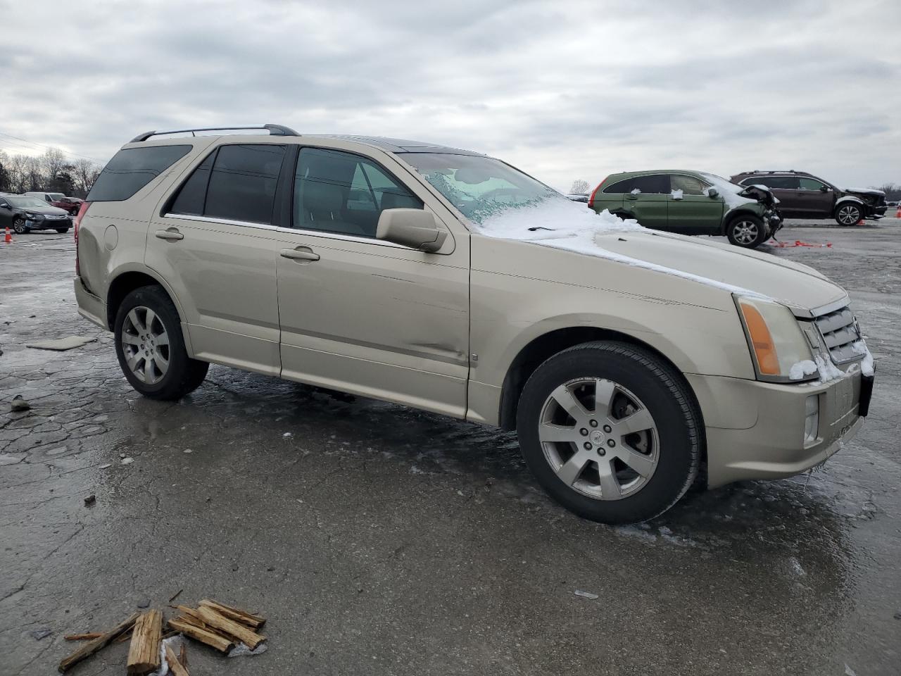 2007 Cadillac SRX VIN 1GYEE63A970156718 Copart auction photo, side damage thumbnail 4