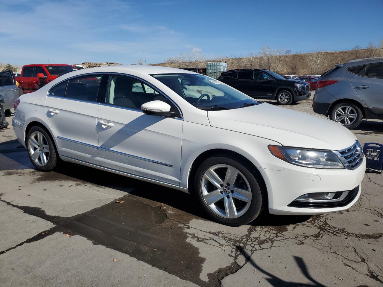 2014 Volkswagen Passat CC VIN WVWBP7AN1EE516112 Copart auction photo, hail damage thumbnail 4