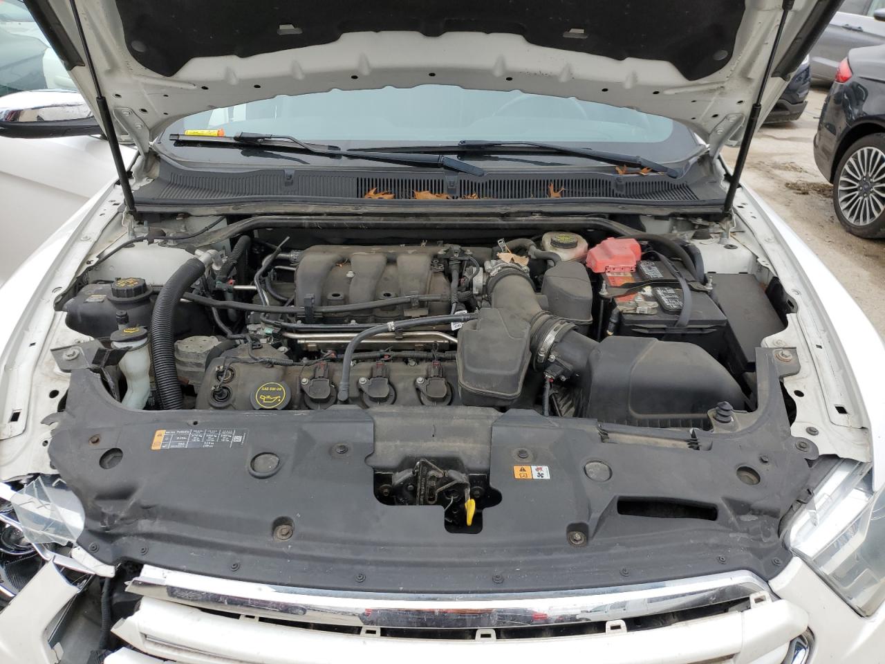 2014 Ford Taurus VIN 1FAHP2F8XEG180003 Copart auction photo, front end / side damage thumbnail 11