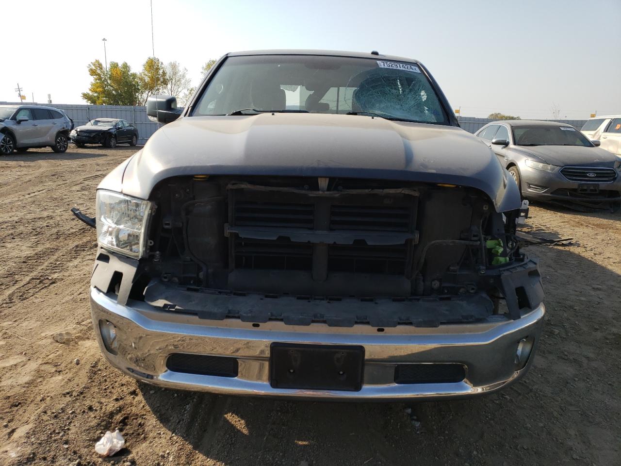 2015 RAM 1500 VIN 3C6RR7LT8FG709461 Copart auction photo, front end / side damage thumbnail 5