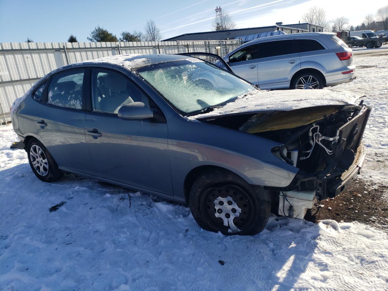 2009 Hyundai Elantra VIN KMHDU46D79U795119 Copart auction photo, all over / undercarriage damage thumbnail 4