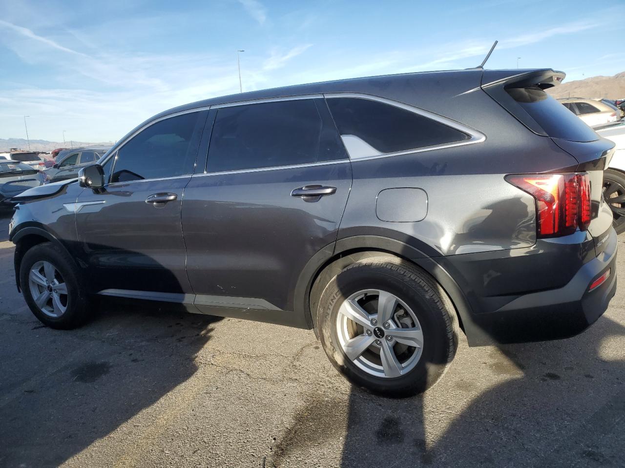 2023 KIA Sorento VIN 5XYRG4LC9PG238398 Copart auction photo, all over damage thumbnail 2