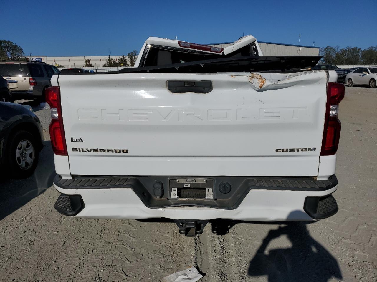 2022 Chevrolet Silverado VIN 1GCRYBEK6NZ194476 Copart auction photo, top/roof / all over damage thumbnail 6