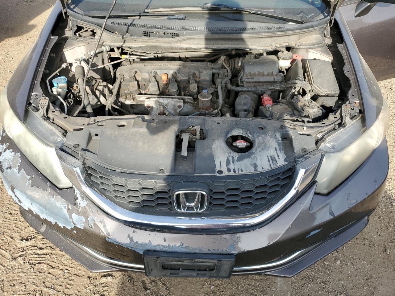 2014 Honda Civic VIN 19XFB2F50EE015695 Copart auction photo, rear end damage thumbnail 11