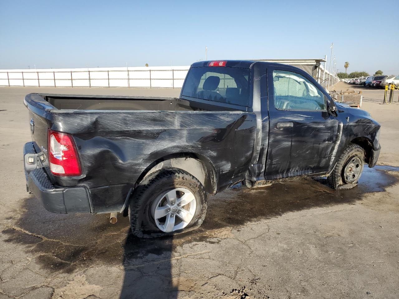 2016 RAM 1500 VIN 3C6JR7AG0GG385071 Copart auction photo, undercarriage / side damage thumbnail 3
