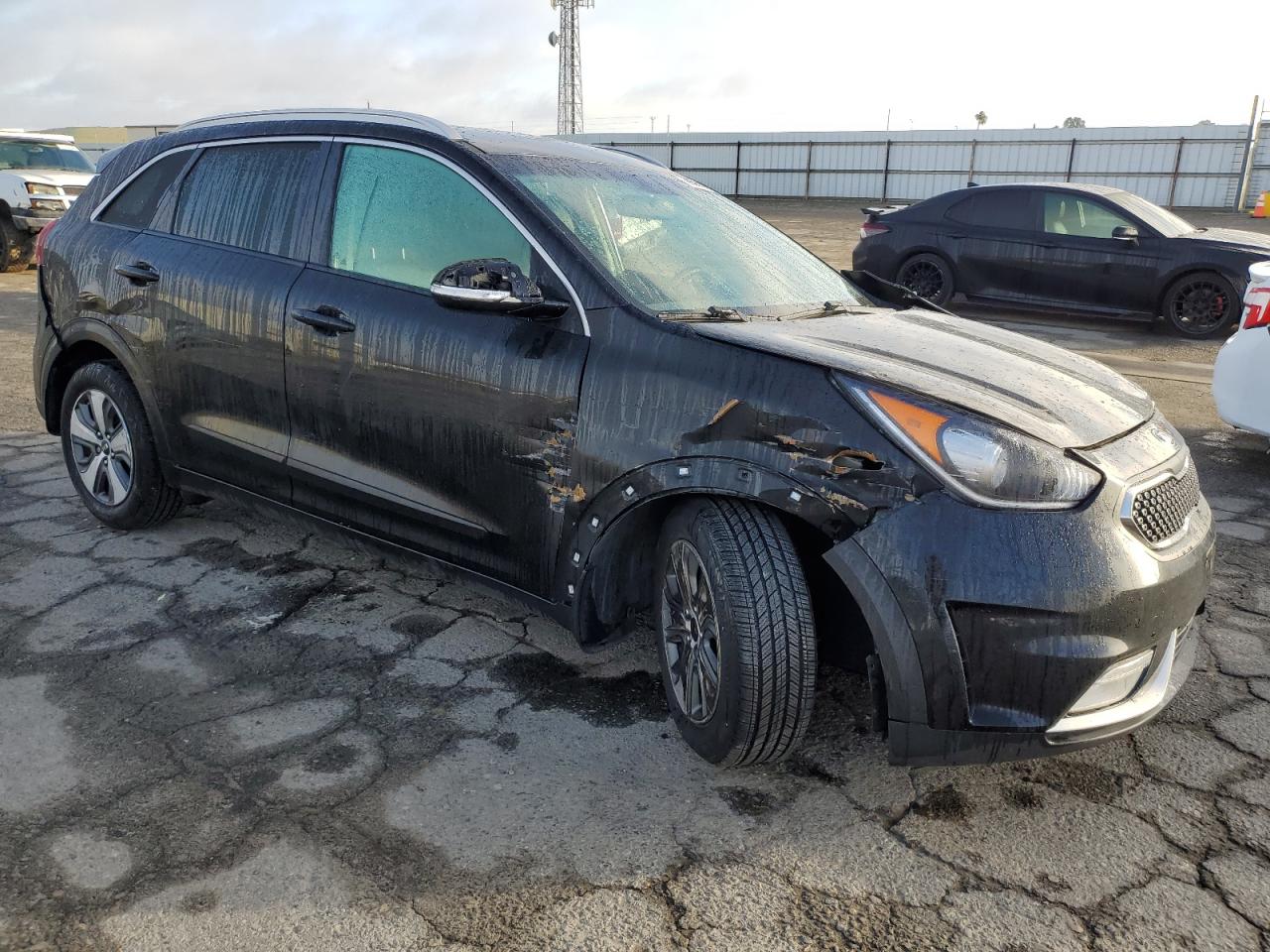 2017 KIA Niro VIN KNDCC3LC4H5102248 Copart auction photo, undercarriage / front end damage thumbnail 4