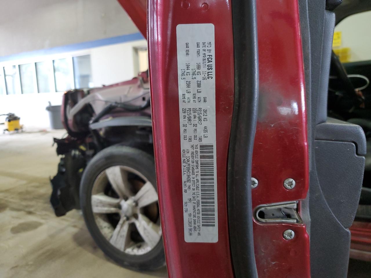 2017 Jeep Liberty (Patriot) VIN 1C4NJPFB9HD184282 Copart auction photo, front end / mechanical damage thumbnail 14