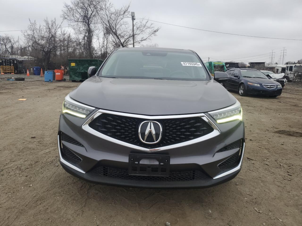 2020 Acura RDX VIN 5J8TC1H37LL022221 Copart auction photo, side / minor dent/scratches damage thumbnail 5