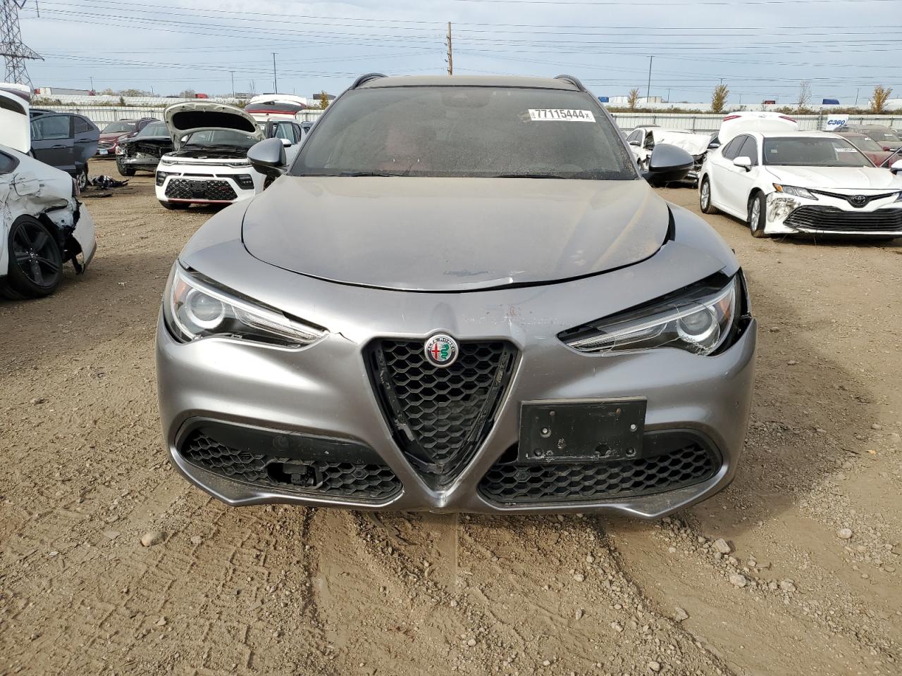 2018 Alfa Romeo Stelvio VIN ZASFAKNN8J7B85535 Copart auction photo, front end / rear end damage thumbnail 5