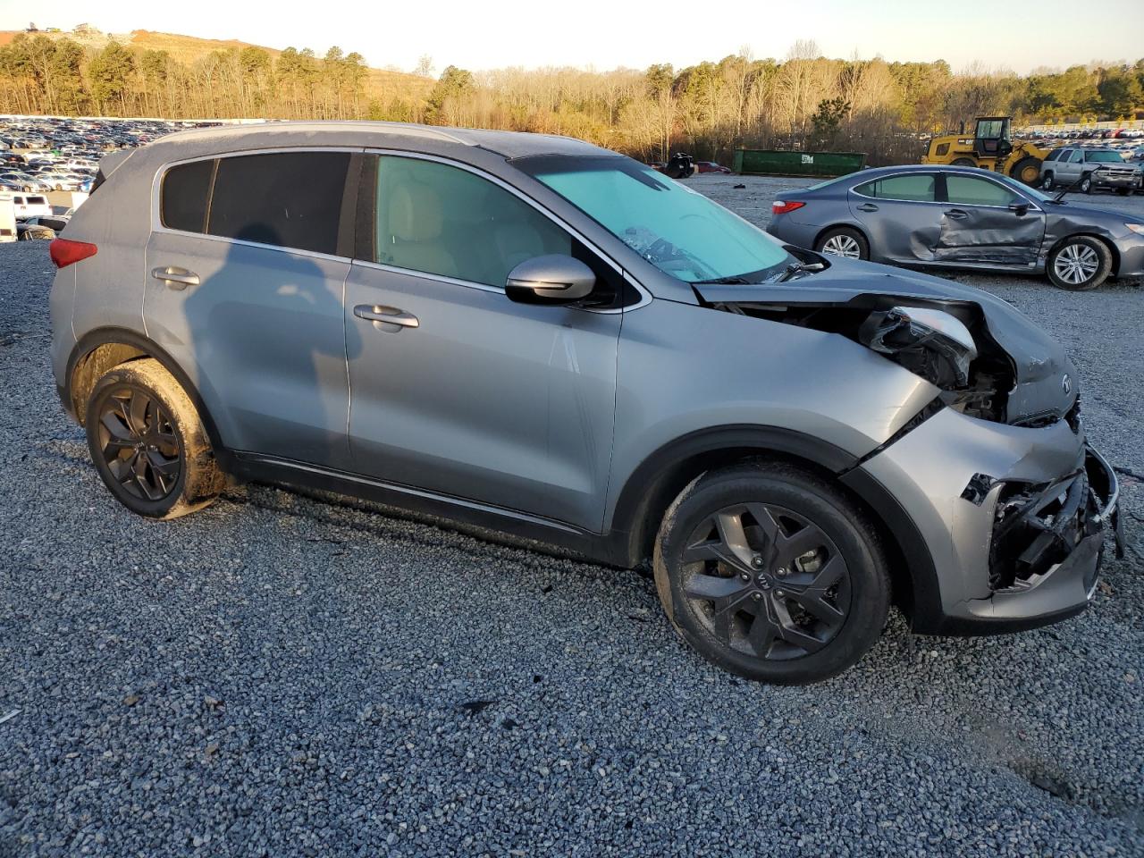 2020 KIA Sportage VIN KNDP63AC3L7682956 Copart auction photo, front end / mechanical damage thumbnail 4