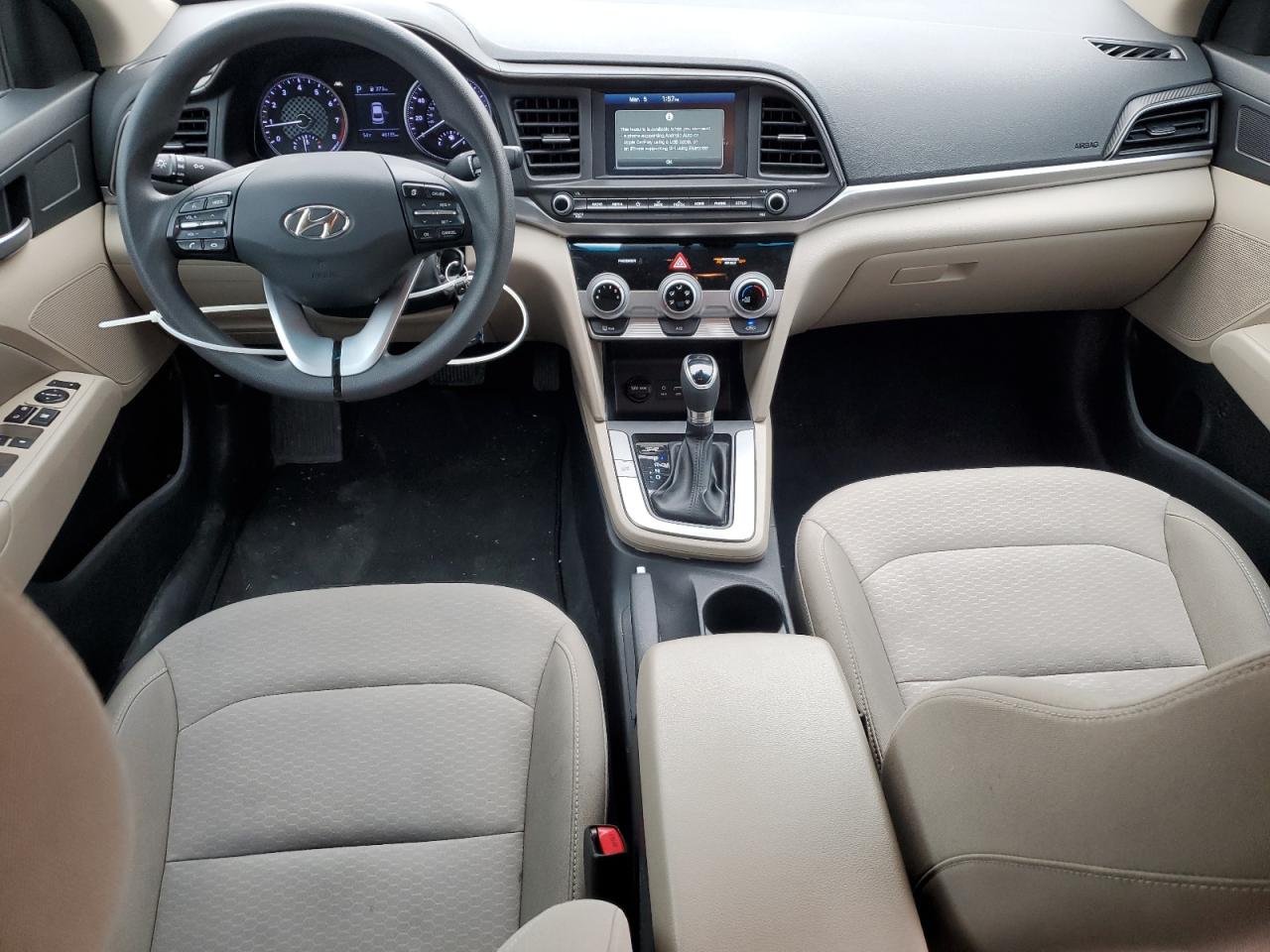 2019 Hyundai Elantra VIN 5NPD84LF2KH415456 Copart auction photo, rear end / side damage thumbnail 8
