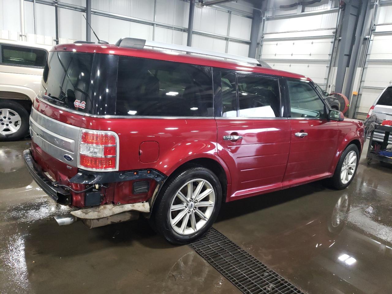 2015 Ford Flex VIN 2FMHK6D81FBA04769 Copart auction photo, rear end / side damage thumbnail 3