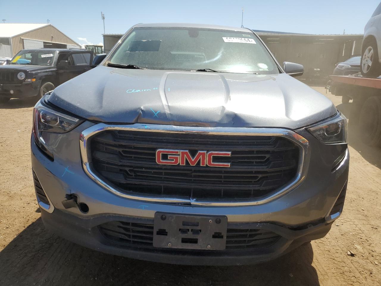 2019 GMC Terrain VIN 3GKALTEV6KL126939 Copart auction photo, all over damage thumbnail 5