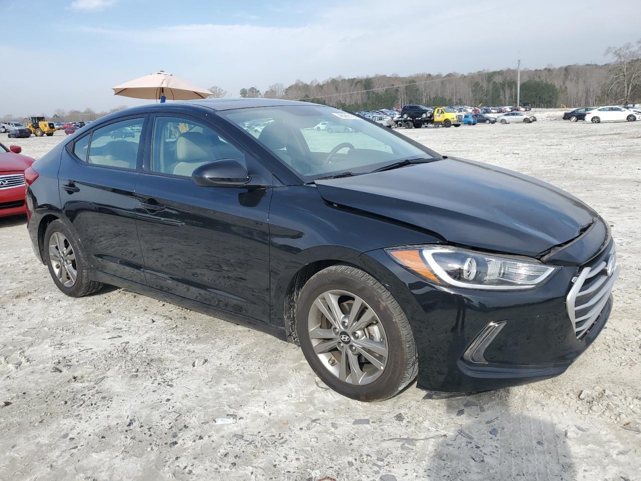2018 Hyundai Elantra VIN 5NPD84LF4JH367943 Copart auction photo, front end damage thumbnail 4