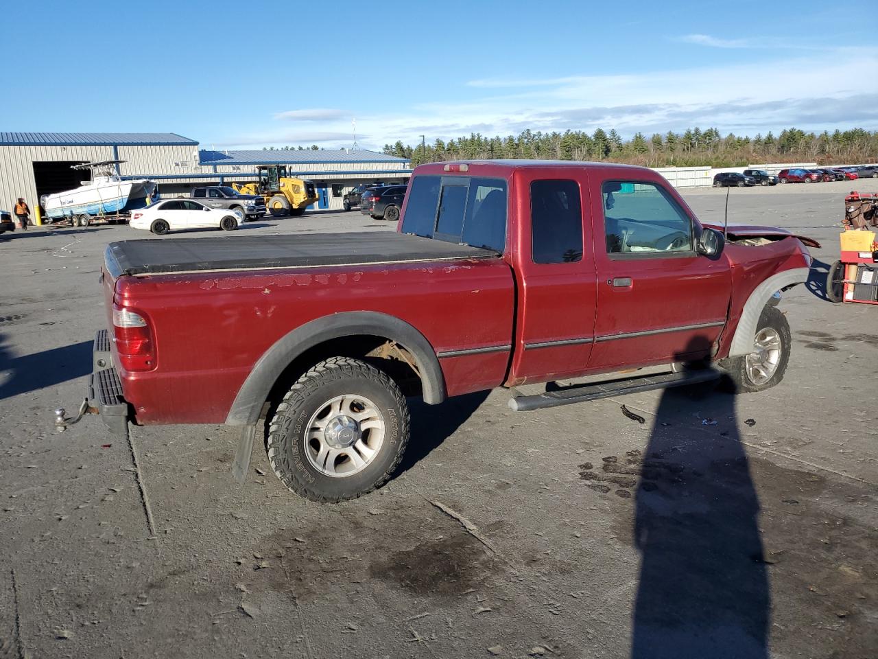 2001 Ford Ranger VIN 1FTZR15EX1PA03522 Copart auction photo, front end / side damage thumbnail 3
