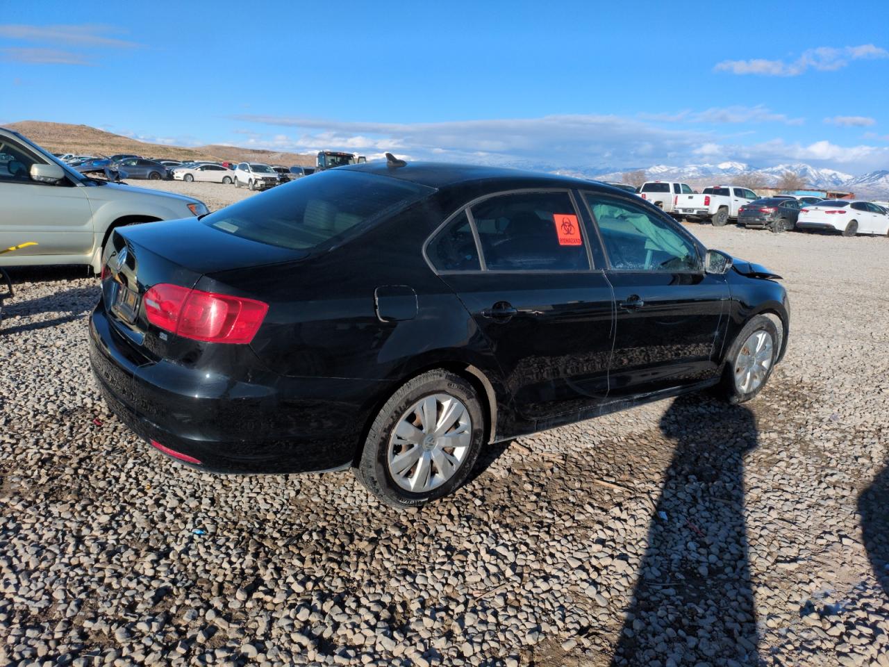 2014 Volkswagen Jetta VIN 3VWB07AJ1EM321488 Copart auction photo, front end damage thumbnail 3
