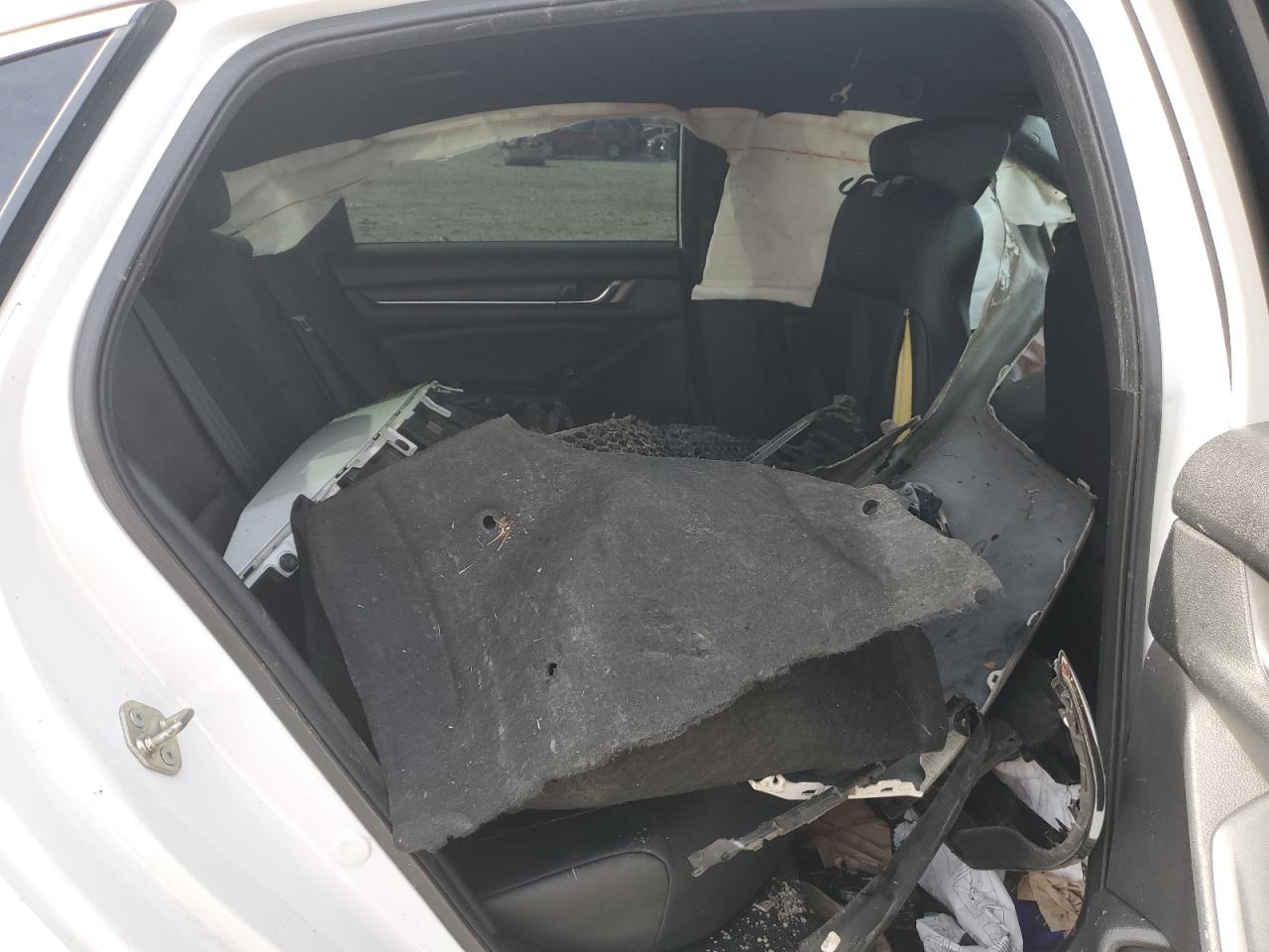 2019 Honda Accord VIN 1HGCV1F38KA095573 Copart auction photo, front end / side damage thumbnail 10
